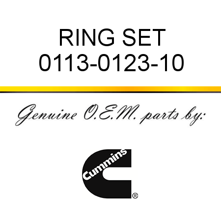 RING SET 0113-0123-10