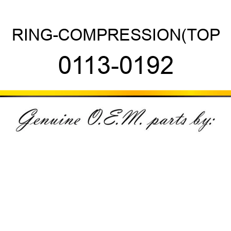 RING-COMPRESSION(TOP 0113-0192