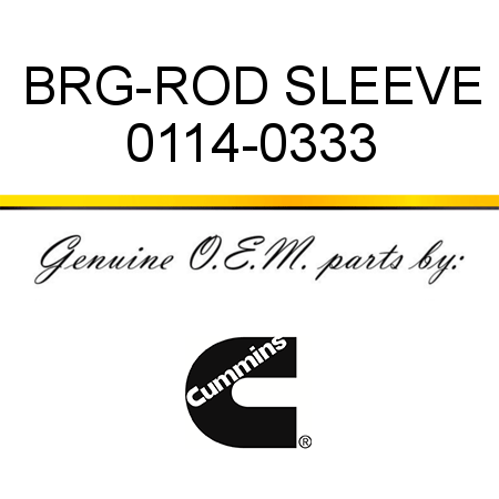 BRG-ROD SLEEVE 0114-0333