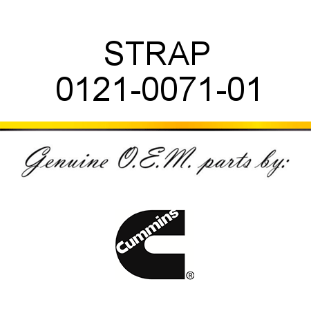 STRAP 0121-0071-01