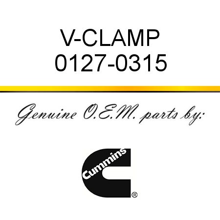 V-CLAMP 0127-0315
