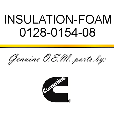 INSULATION-FOAM 0128-0154-08