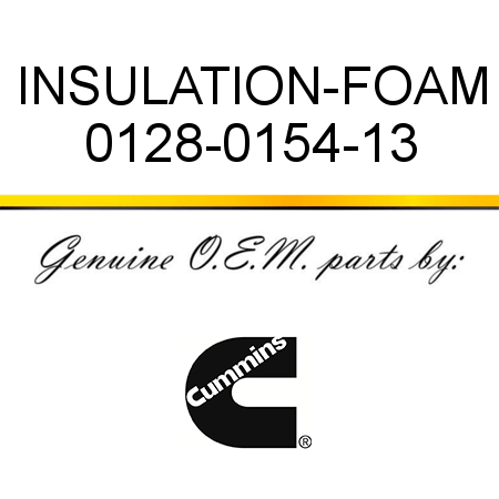 INSULATION-FOAM 0128-0154-13