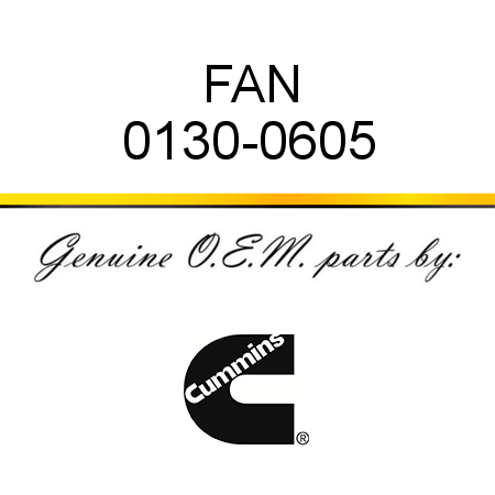 FAN 0130-0605