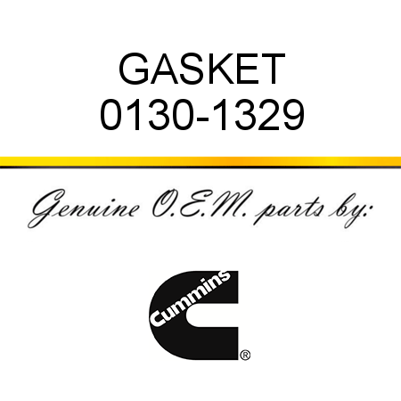 GASKET 0130-1329