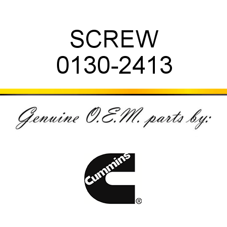 SCREW 0130-2413