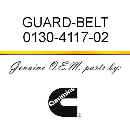 GUARD-BELT 0130-4117-02