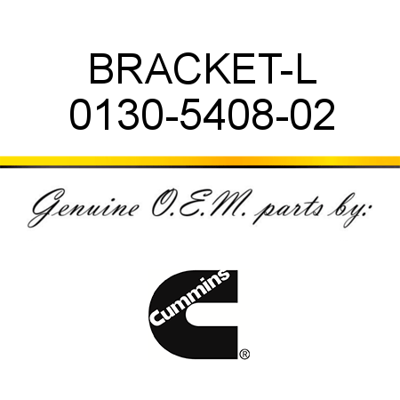 BRACKET-L 0130-5408-02