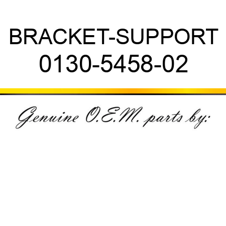 BRACKET-SUPPORT 0130-5458-02