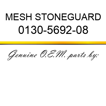 MESH STONEGUARD 0130-5692-08