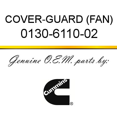 COVER-GUARD (FAN) 0130-6110-02