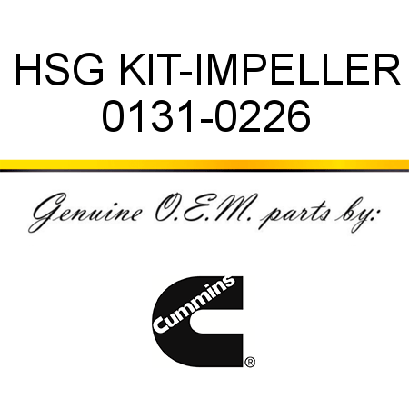 HSG KIT-IMPELLER 0131-0226