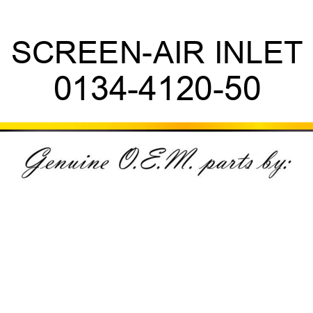 SCREEN-AIR INLET 0134-4120-50