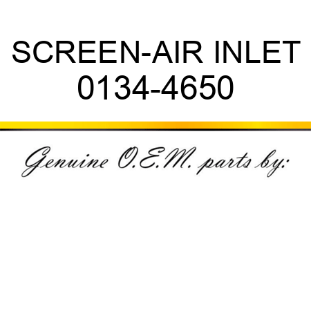 SCREEN-AIR INLET 0134-4650