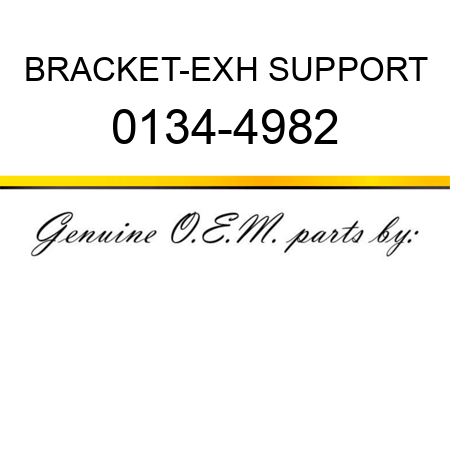 BRACKET-EXH SUPPORT 0134-4982