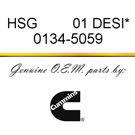 HSG         01 DESI* 0134-5059