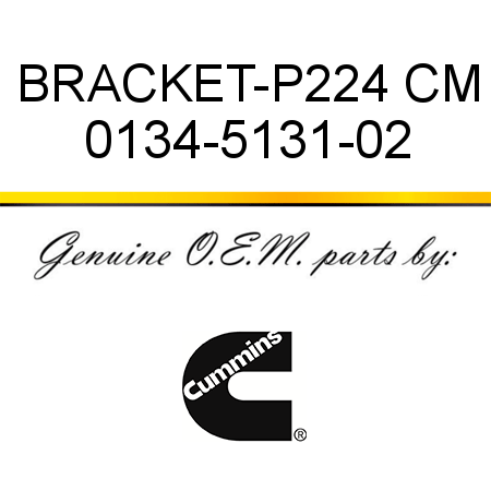 BRACKET-P224 CM 0134-5131-02