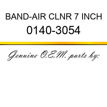BAND-AIR CLNR 7 INCH 0140-3054