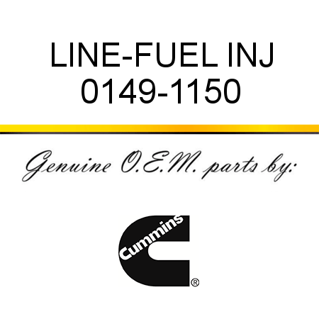 LINE-FUEL INJ 0149-1150