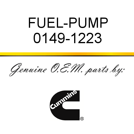 FUEL-PUMP 0149-1223