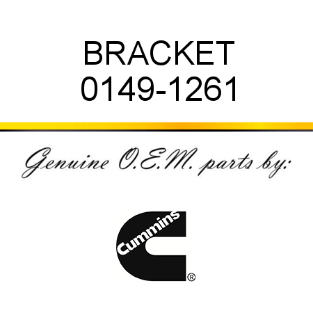 BRACKET 0149-1261