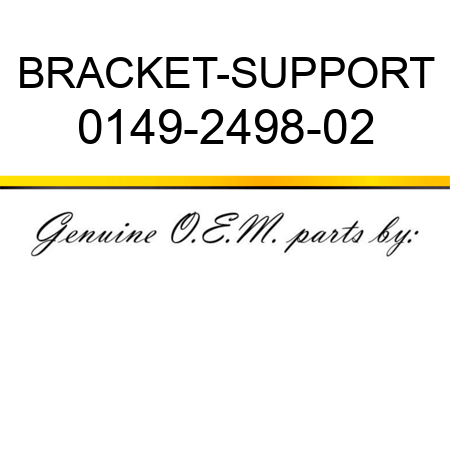 BRACKET-SUPPORT 0149-2498-02
