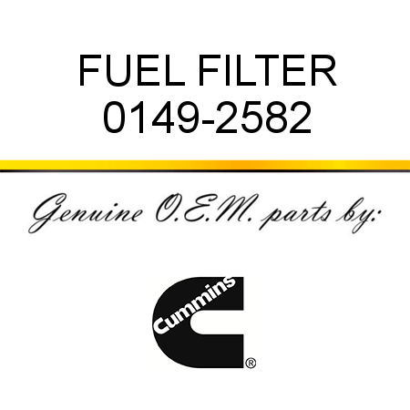 FUEL FILTER 0149-2582