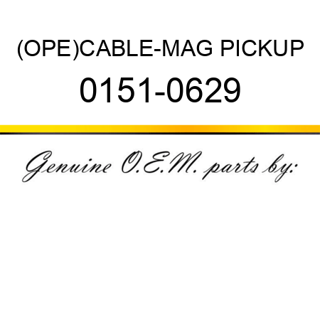 (OPE)CABLE-MAG PICKUP 0151-0629