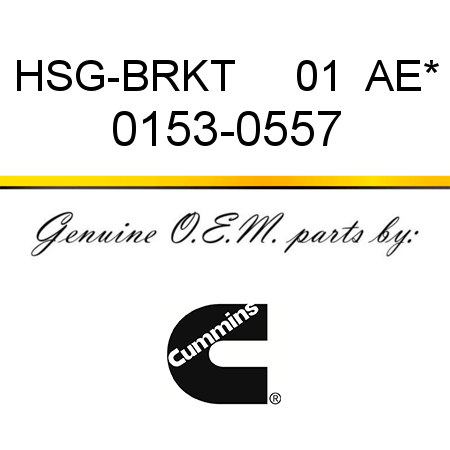 HSG-BRKT     01  AE* 0153-0557