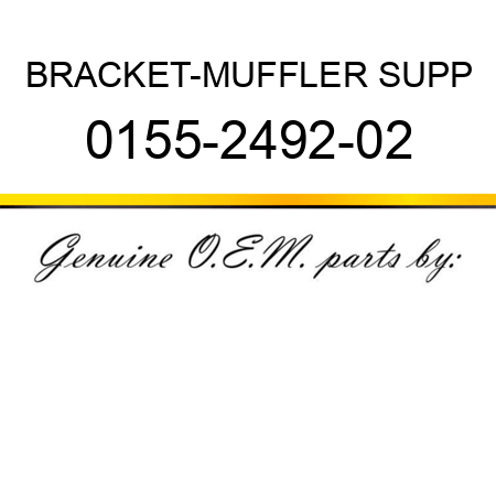 BRACKET-MUFFLER SUPP 0155-2492-02
