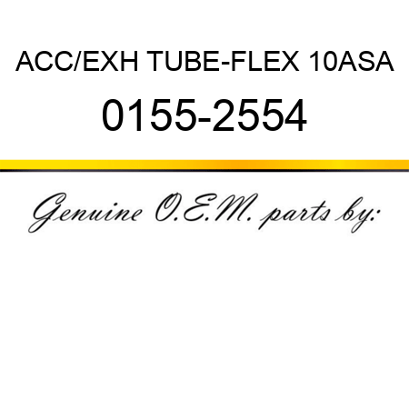 ACC/EXH TUBE-FLEX 10ASA 0155-2554