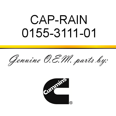 CAP-RAIN 0155-3111-01