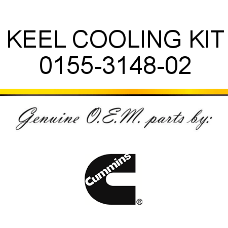 KEEL COOLING KIT 0155-3148-02