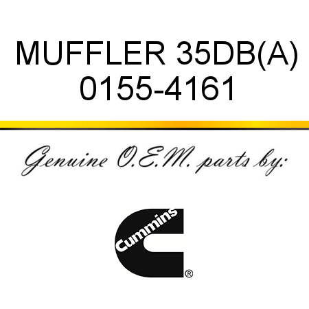 MUFFLER 35DB(A) 0155-4161