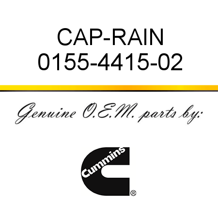 CAP-RAIN 0155-4415-02