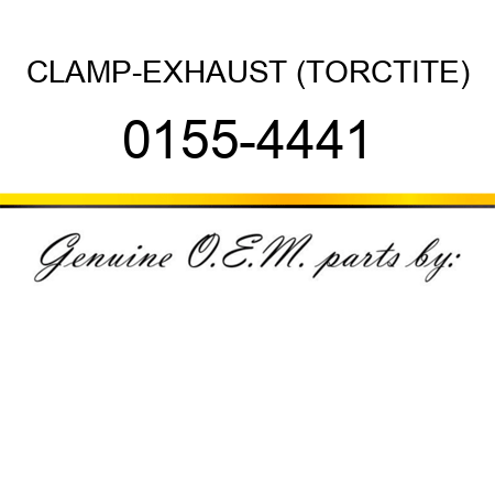 CLAMP-EXHAUST (TORCTITE) 0155-4441