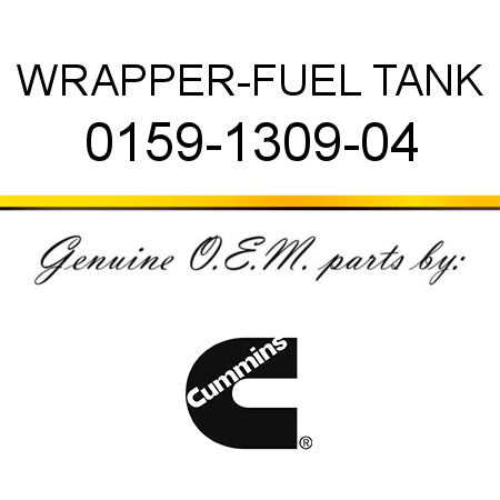 WRAPPER-FUEL TANK 0159-1309-04