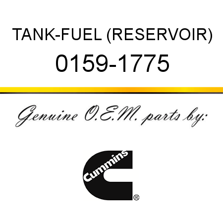 TANK-FUEL (RESERVOIR) 0159-1775