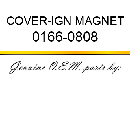 COVER-IGN MAGNET 0166-0808