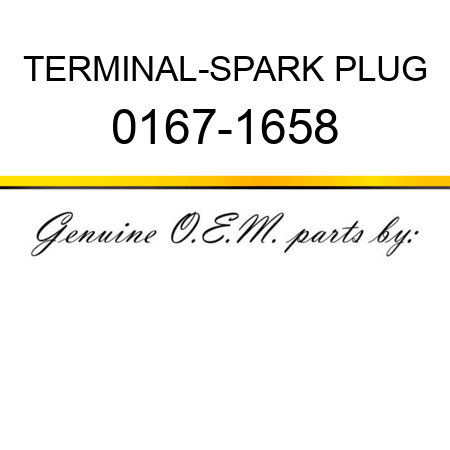 TERMINAL-SPARK PLUG 0167-1658
