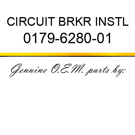 CIRCUIT BRKR INSTL 0179-6280-01