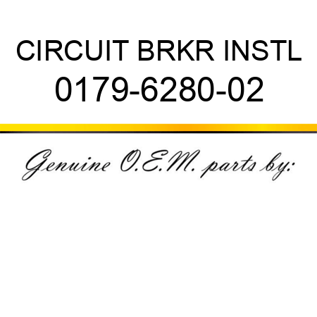 CIRCUIT BRKR INSTL 0179-6280-02