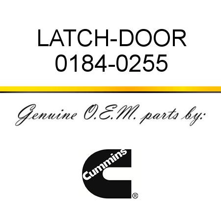 LATCH-DOOR 0184-0255