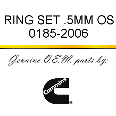 RING SET .5MM OS 0185-2006