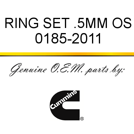 RING SET .5MM OS 0185-2011