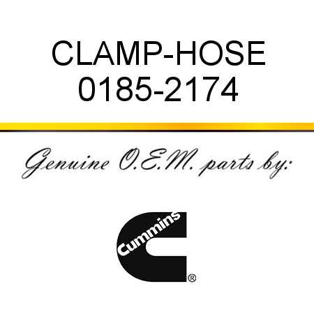 CLAMP-HOSE 0185-2174