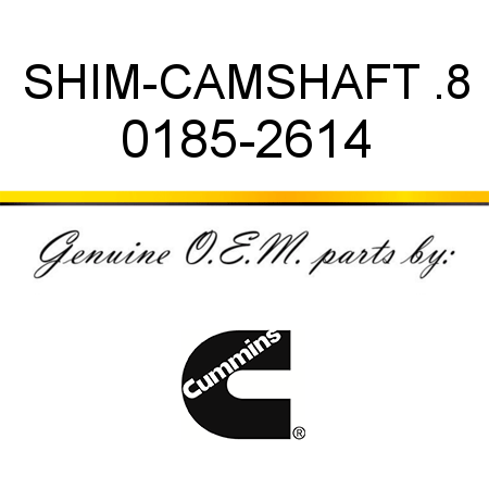 SHIM-CAMSHAFT .8 0185-2614