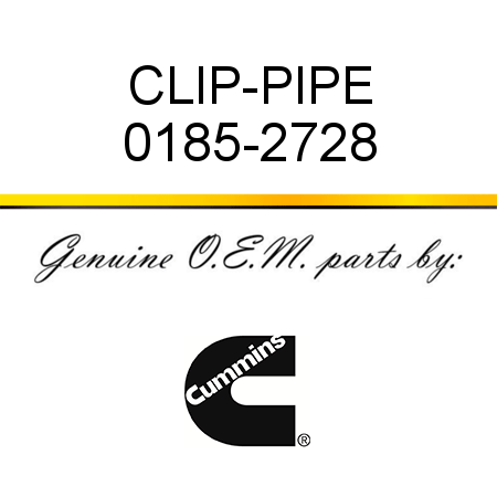 CLIP-PIPE 0185-2728