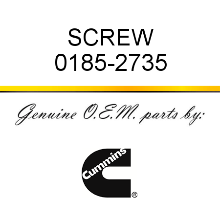 SCREW 0185-2735