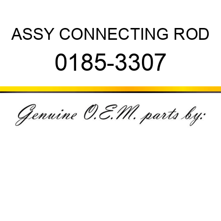 ASSY CONNECTING ROD 0185-3307